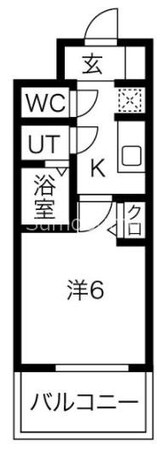 プレサンス南堀江の物件間取画像